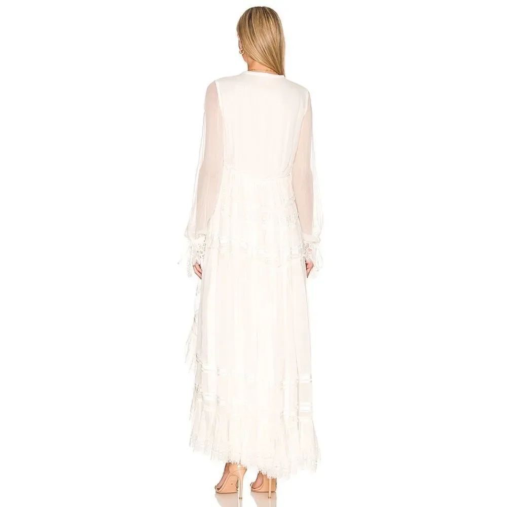 ROCOCO SAND High Low Long Dress in White - Picture 3 of 12
